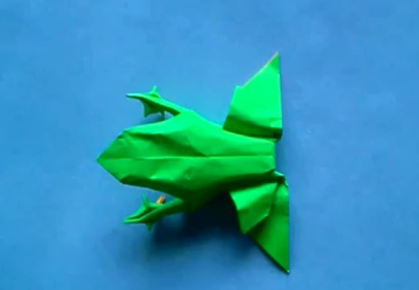立体折纸青蛙的简单折纸制作方法教程手把手教你学习如何制作折纸青蛙
