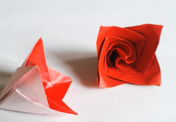 简单手工折纸花的折法视频教程手把手教你学习如何制作折纸花