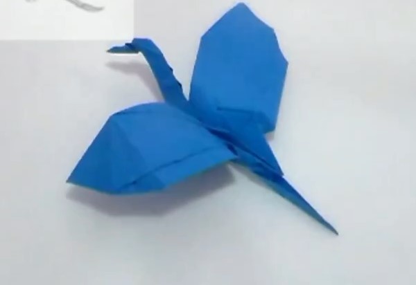 手工折纸飞鹤的折法制作教程手把手教你学习如何制作立体折纸飞鹤