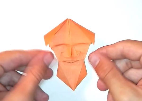 手工传统折纸面具的折法视频教程手把手教你折叠经典传统面具
