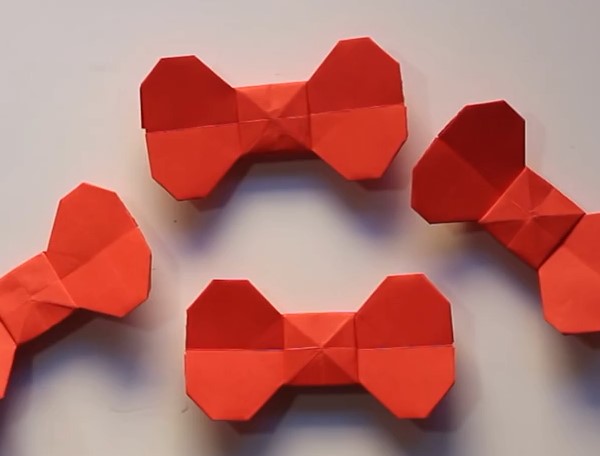 简单折纸领结的折法制作教程手把手教你学习如何折叠出漂亮的手工领结