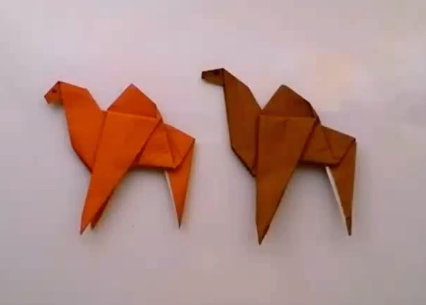 儿童手工折纸骆驼的制作教程手把手教你学习如何制作折纸骆驼