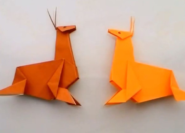 手工折纸小鹿的折纸视频教程手把手教你学习如何折叠折纸小鹿