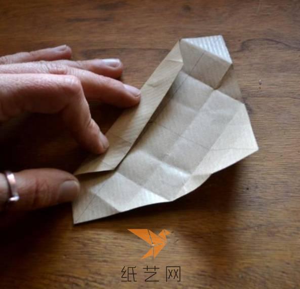 超简单的带盖子折纸盒子礼物包装盒制作教程