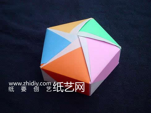 五角星折纸盒子图解教程手把手教你制作精美的组合构型折纸盒子
