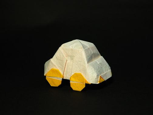 折纸大众汽车教程可以制作出一个折纸小汽车出来