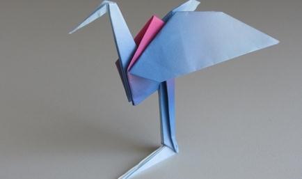 折纸丹顶鹤的手工折纸图解大全手把手教你制作丹顶鹤