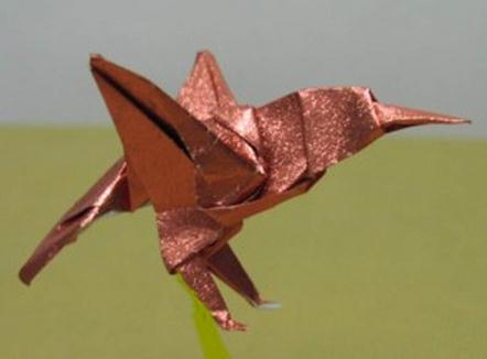 折纸蜂鸟的教程手把手教你制作漂亮的折纸蜂鸟