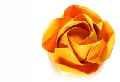美丽折纸玫瑰花的折法图解教程手把手教你制作漂亮的折纸玫瑰花