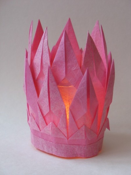 中秋节折纸灯笼的折纸图解教程手把手教你制作漂亮的折纸灯笼