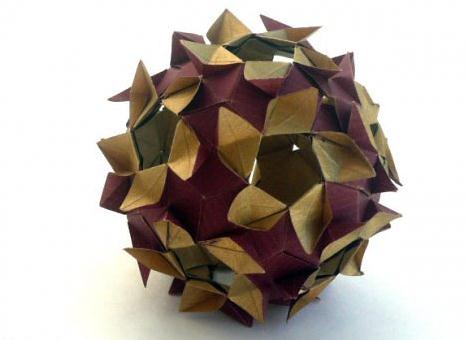 折纸花球的手工折法教程手把手教你制作出精致构型的灯笼折纸构型