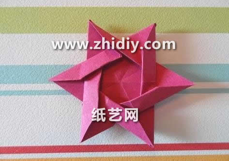 圣诞节折纸星星的折纸图解教程手把手教你制作精美的折纸星星