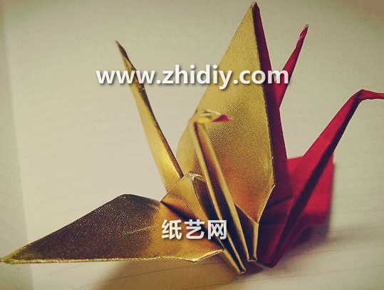 双千纸鹤的折纸图解教程手把手教你制作双千纸鹤