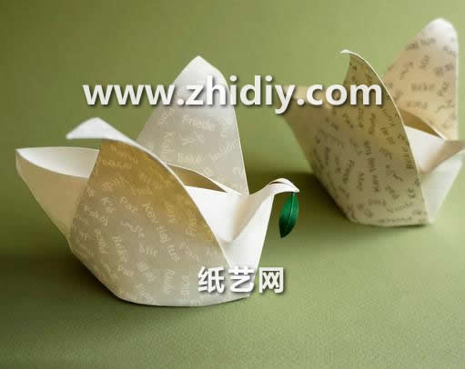 折纸鸽子折纸盒子的图解教程教你制作漂亮的鸽子折纸盒子