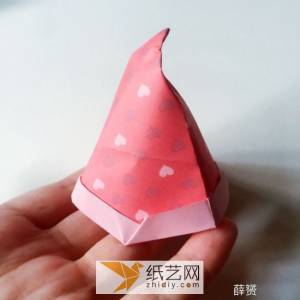 特别可爱折纸圣诞帽的制作
