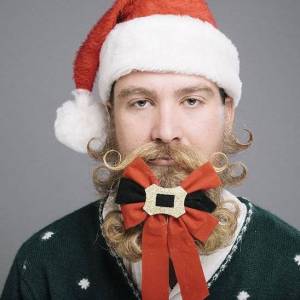 12款特别古怪圣诞胡子 让大胡子男人变得更加个性