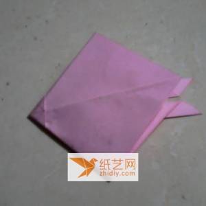 简单的折纸小鱼折法