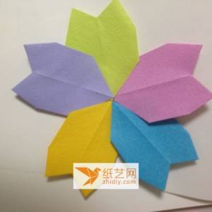 如何制作简单的折纸樱花（折纸教程）