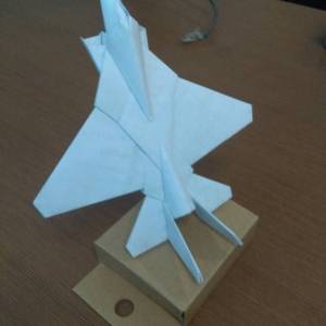 A4纸手工制作战斗机模型教程