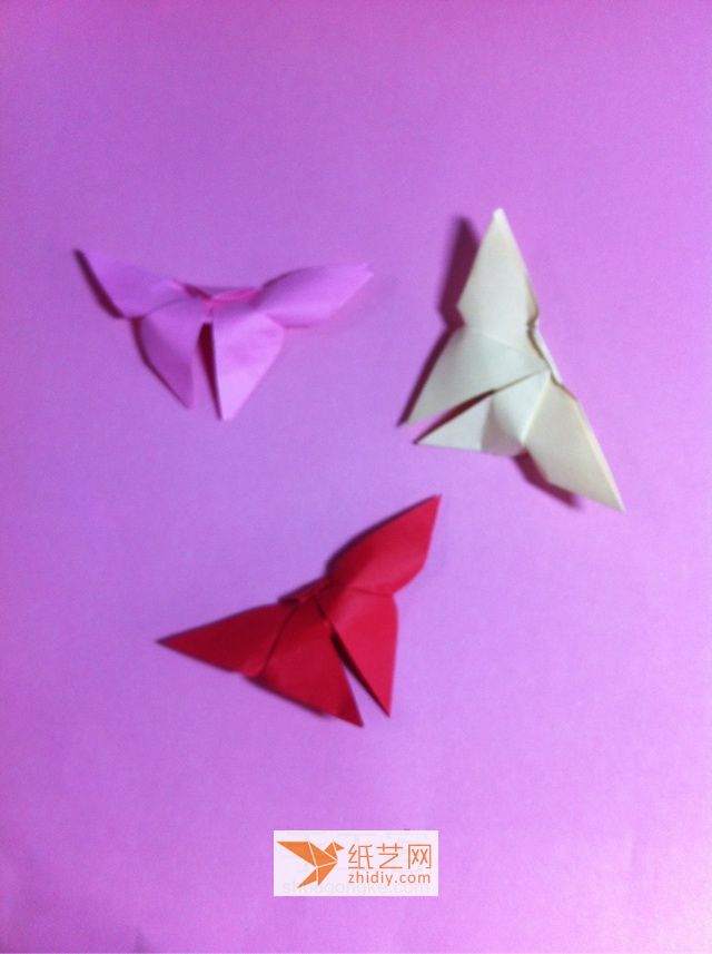 简单小巧的折纸蝴蝶教程