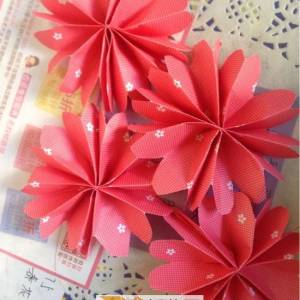 简单儿童手工折纸纸艺花的制作教程 真的超容易上手