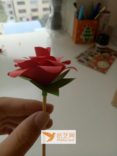 超级简单的玫瑰花做法！ 第27步