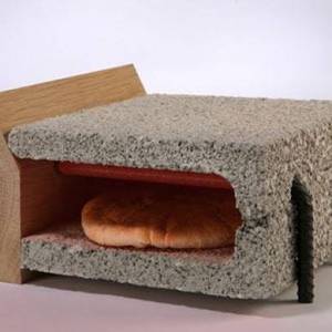 使用钢筋水泥打造个性的烤面包机 平时还能当椅子做！