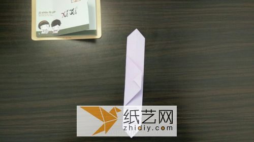 简易筷子袋/筷子套折纸教程 第6步