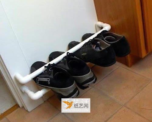 利用剩下的PVC管制作鞋架的具体方法