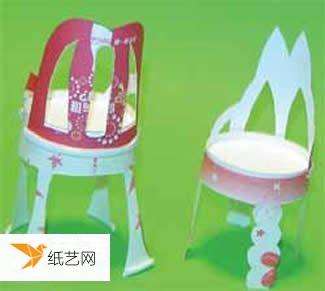 简单迷你类型幼儿园纸杯椅子的制作方法教程