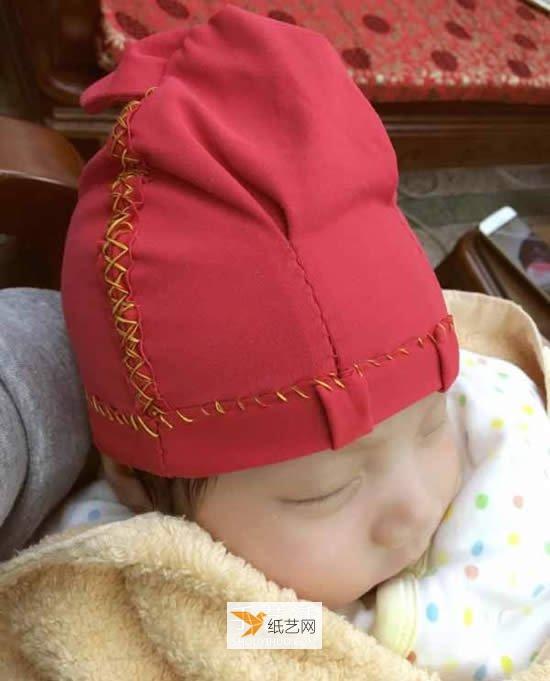 不织布婴儿帽的手工制作方法