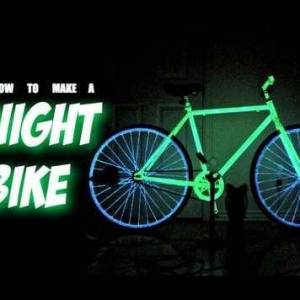 使用磷光自制个性会发光的自行车的方法教程