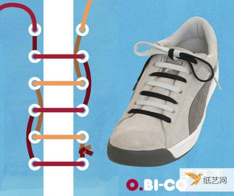 最好看实用绑鞋带的方法 9种鞋带的系法图解