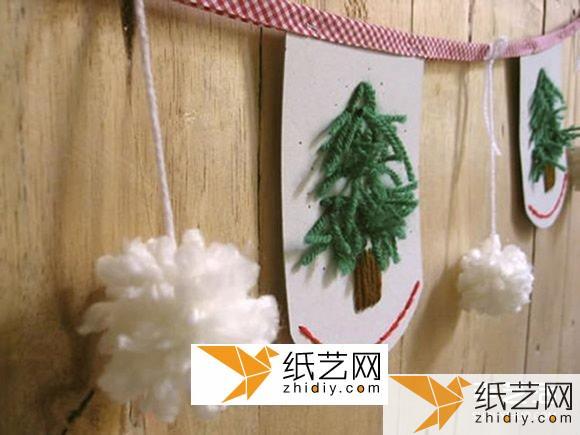 超简单又有创意的圣诞树挂饰制作教程
