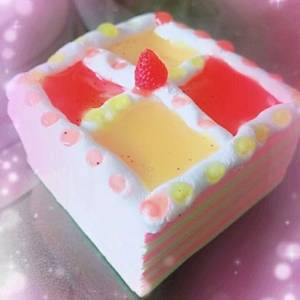 超轻粘土制作的美味生日蛋糕生日礼物教程