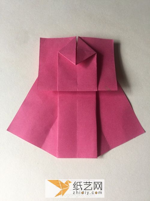 纸裙折法 第11步