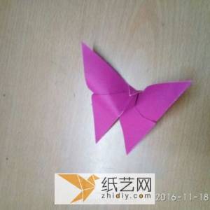 立体折纸蝴蝶的制作方法 手把手教你如何折立体折纸蝴蝶