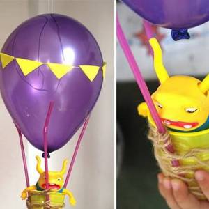 和大家分享儿童热气球手工制作方法图解