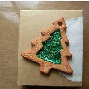 使用树脂粘土制作个性圣诞树糖心饼干的图解教程