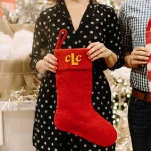 看起来又厚又长非常温暖的圣诞袜手工制作方法