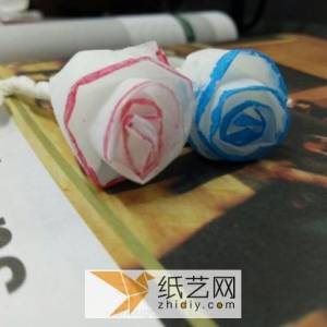 纸玫瑰-50种折纸玫瑰花折法图解帮助您掌握纸