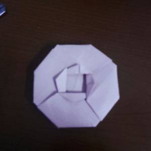 超简单折纸纸艺花折纸山茶花的制作教程
