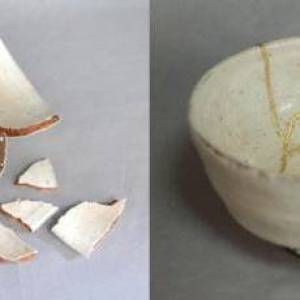 使用破陶瓷翻新修补技术再现传统手工艺“日本金继”
