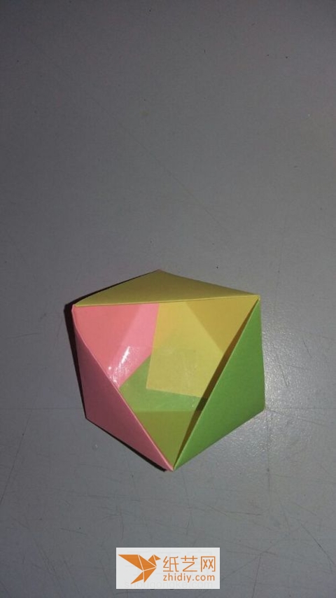 三角形收纳盒 第15步