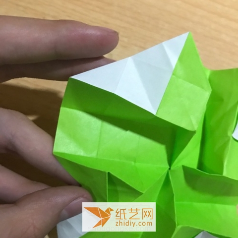 折り紙-折纸•玫瑰II 第32步