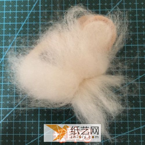【招耳猫】羊毛毡教程之松鼠胸针 第28步