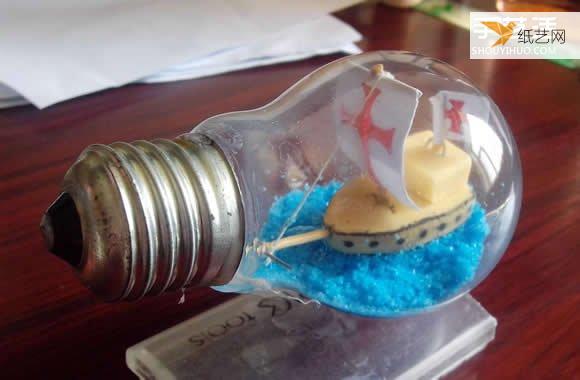 一个超简单创意——灯泡里的小世界海盗船合成教程