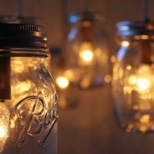 玻璃罐废物利用制作圣诞节浪漫情调灯具的方法