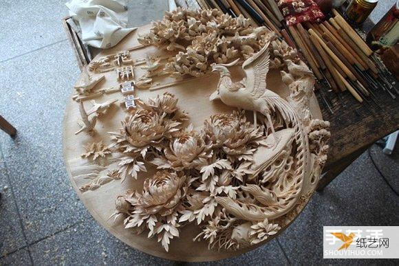 流传了上千年的非常珍贵的中国传统东阳木雕工艺
