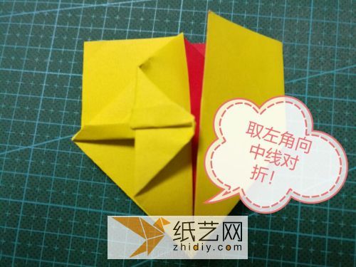 折纸——帽子 第12步